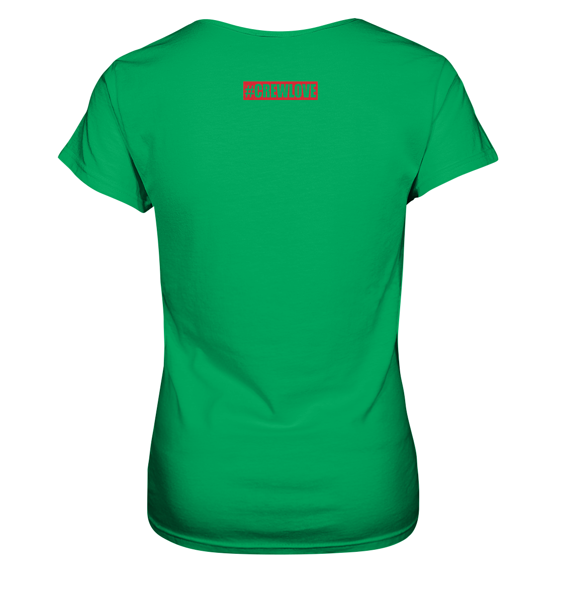 Crewlove, kleiner Backprint - Ladies Premium Shirt