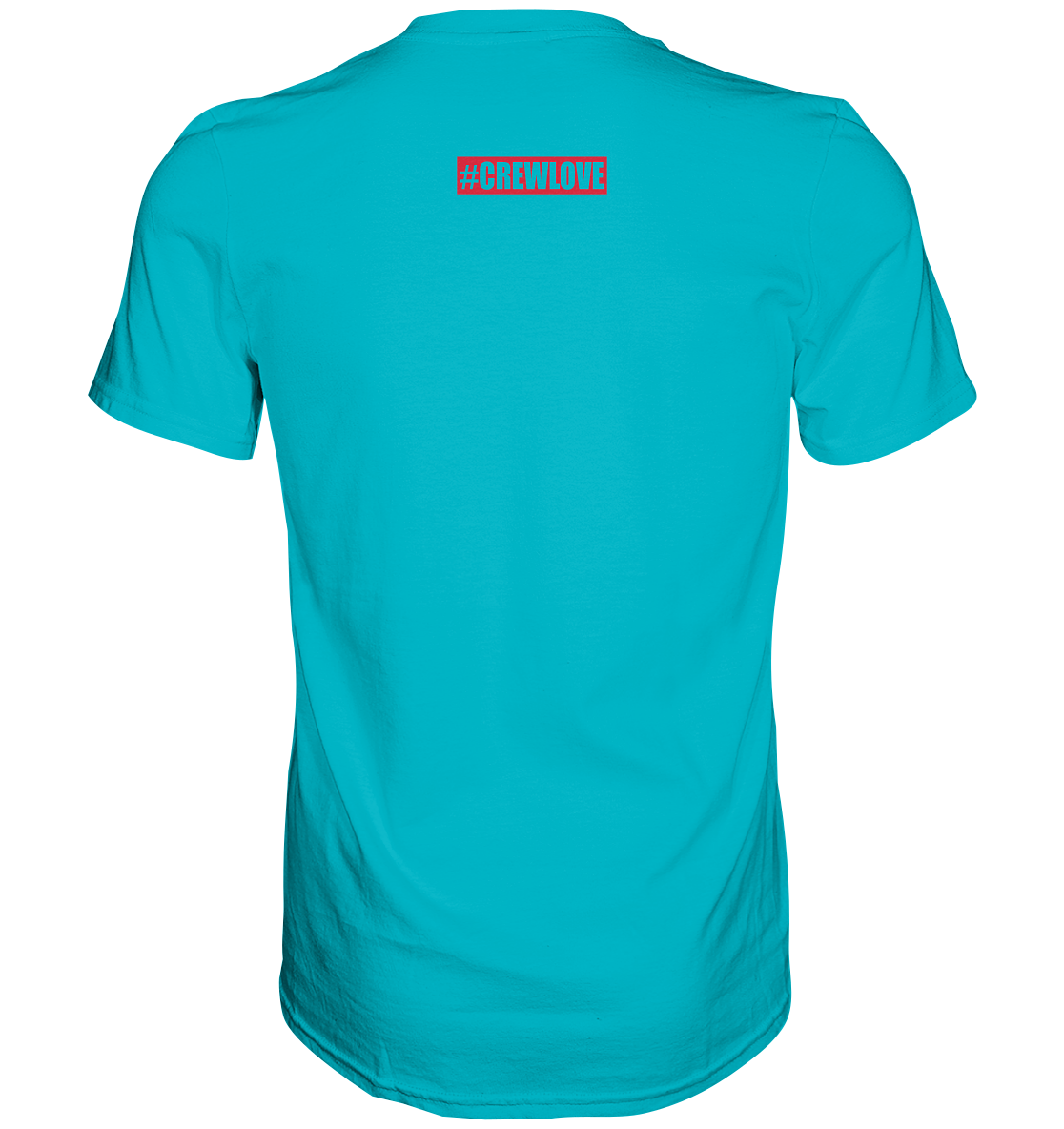 Crewlove, kleiner Backprint - Premium Shirt