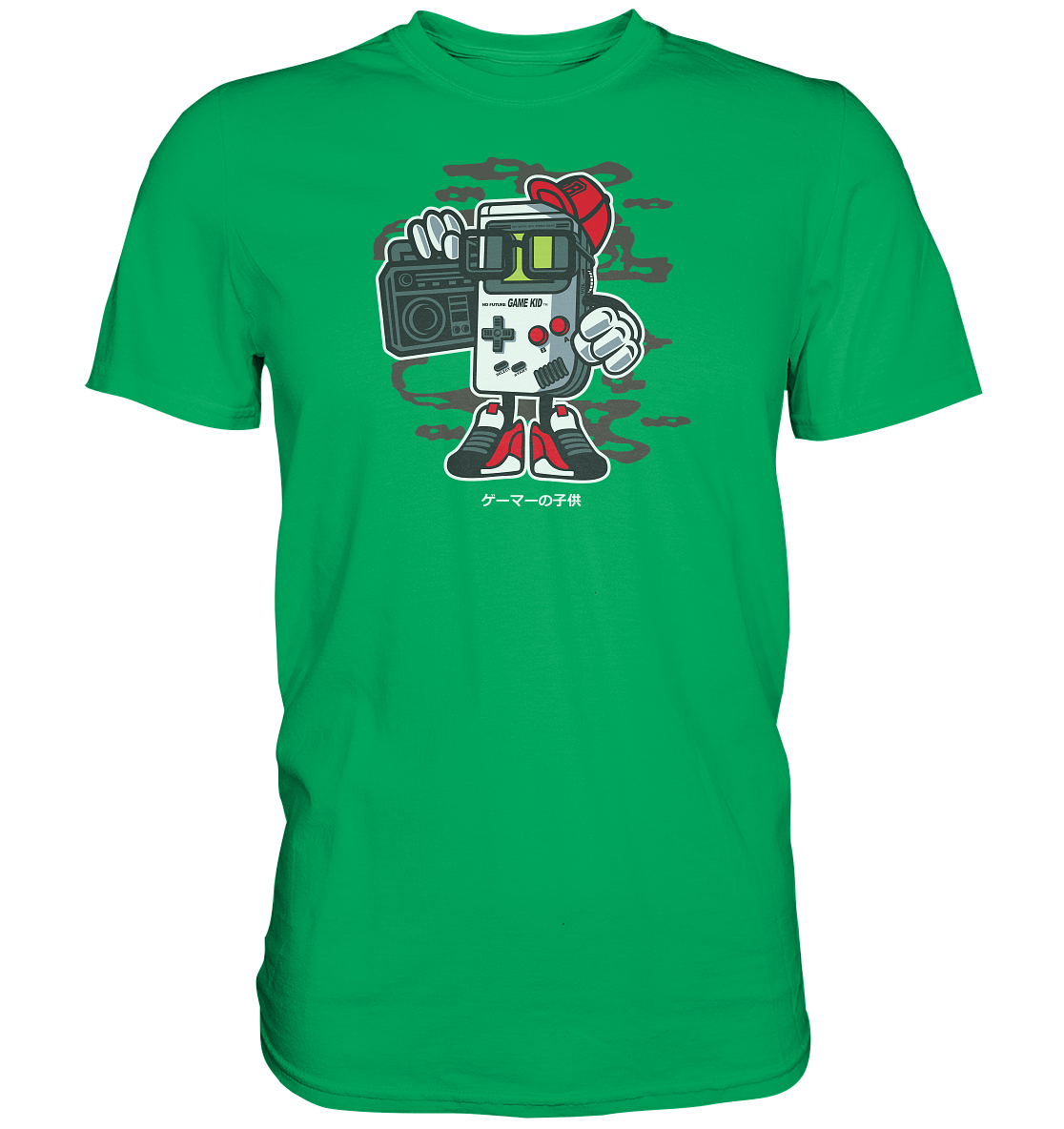 T-Shirt verschiedene Farben Kurzarm Gamer Kid Retro 90s Style - Premium Shirt