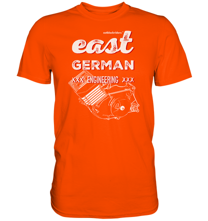 T-Shirt verschiedene Farben Kurzarm East German Simson S51 Motor - Premium Shirt